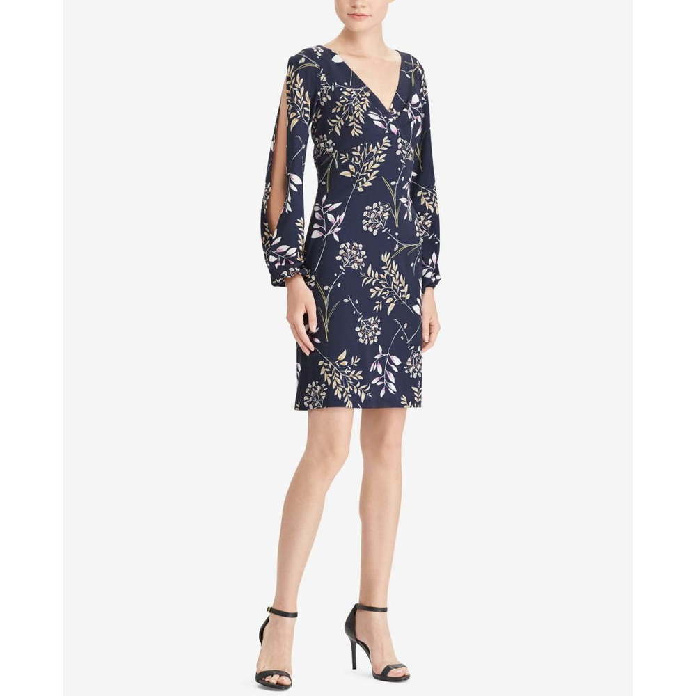 American Living Womens Floral Print Sheath Dress,6